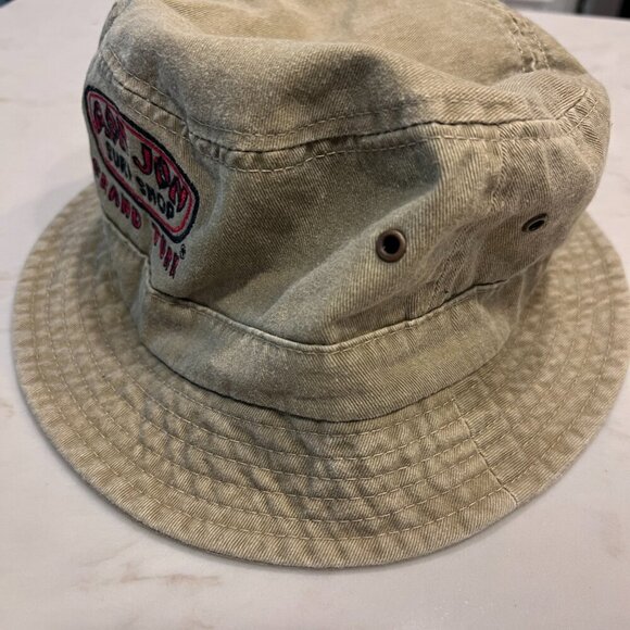 Ron Jon Surf Shop Grand Turk Bucket Hat Olive Green Embroidered Logo M/L - EUC - Picture 3 of 9
